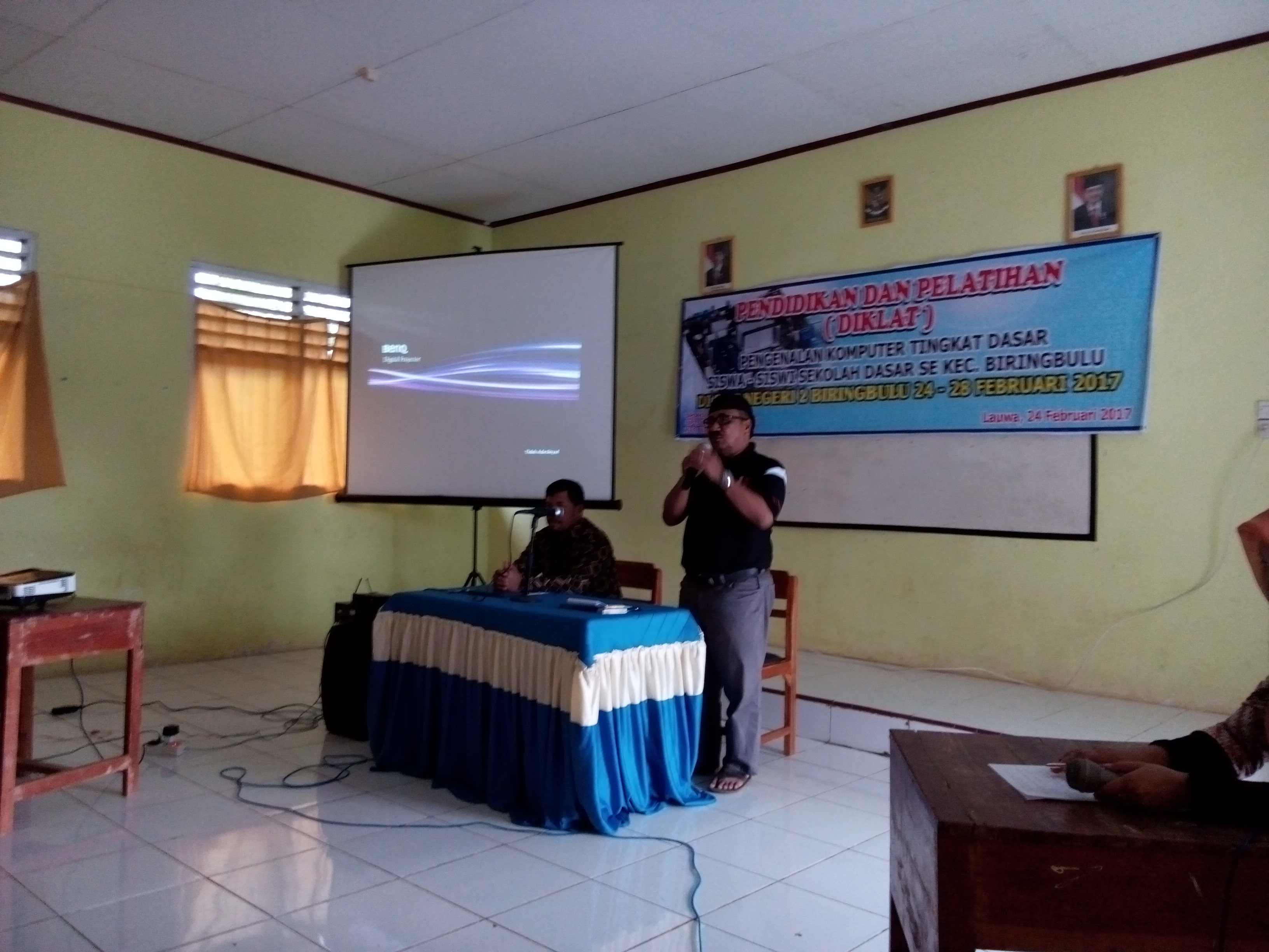 Diklat Komputer Tingkat dasar SD Se Kec. Biringbulu